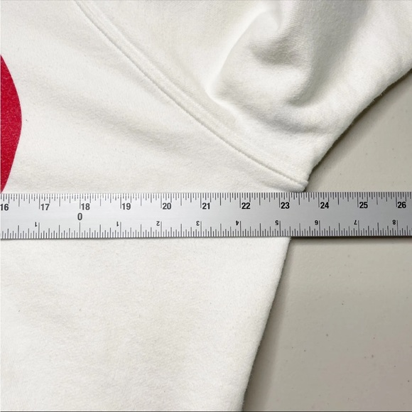 NWT Spiritual Gangster “Ur All U Need” Heart Sweatshirt Red/White Size Small - Picture 11 of 16